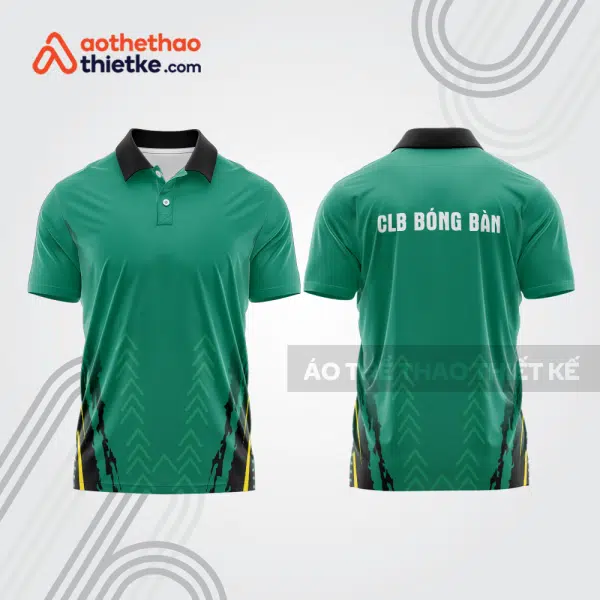 Mẫu thiết kế áo polo đồng phục thi đấu bóng bàn bb1164