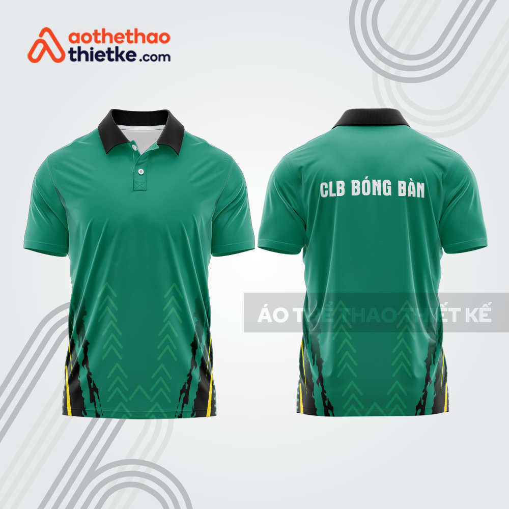 Mẫu thiết kế áo polo đồng phục thi đấu bóng bàn bb1164