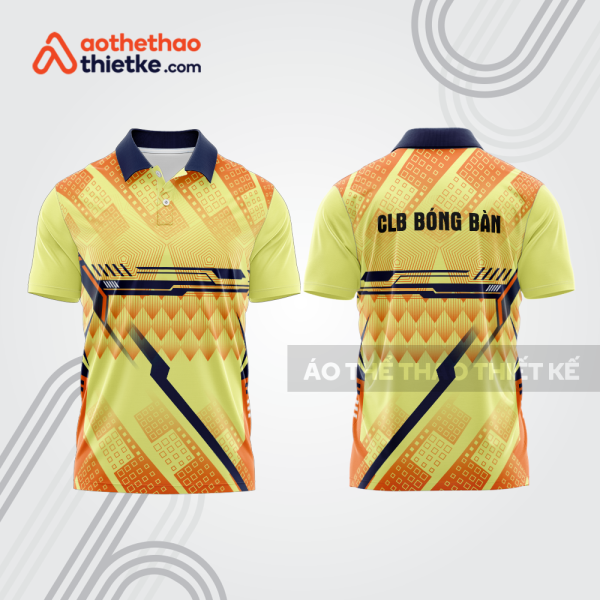 Mẫu thiết kế áo polo đồng phục thi đấu bóng bàn bb1165