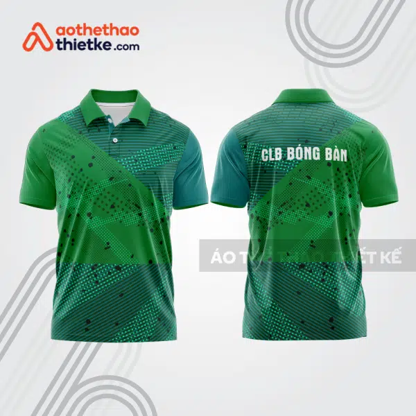 Mẫu thiết kế áo polo đồng phục thi đấu bóng bàn bb1166