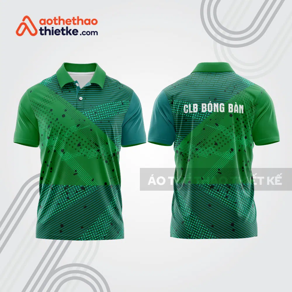 Mẫu thiết kế áo polo đồng phục thi đấu bóng bàn bb1166
