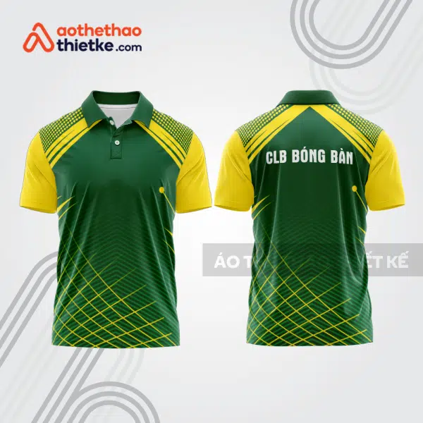 Mẫu thiết kế áo polo đồng phục thi đấu bóng bàn bb1169