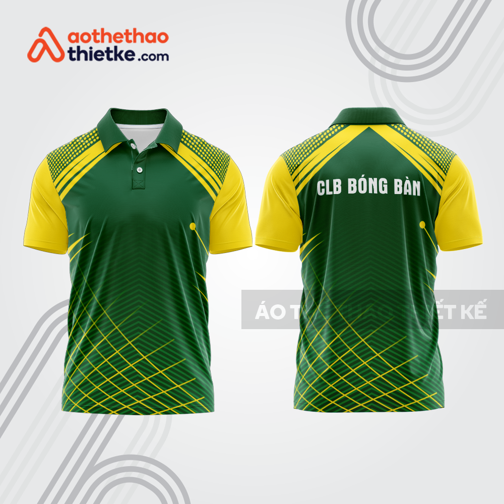 Mẫu thiết kế áo polo đồng phục thi đấu bóng bàn bb1169