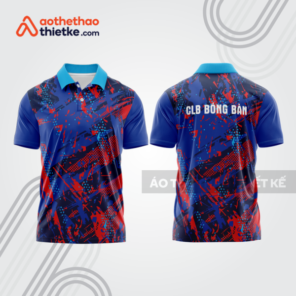 Mẫu thiết kế áo polo đồng phục thi đấu bóng bàn bb1171