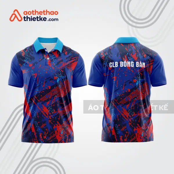 Mẫu thiết kế áo polo đồng phục thi đấu bóng bàn bb1171
