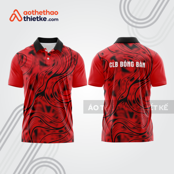 Mẫu thiết kế áo polo đồng phục thi đấu bóng bàn bb1174