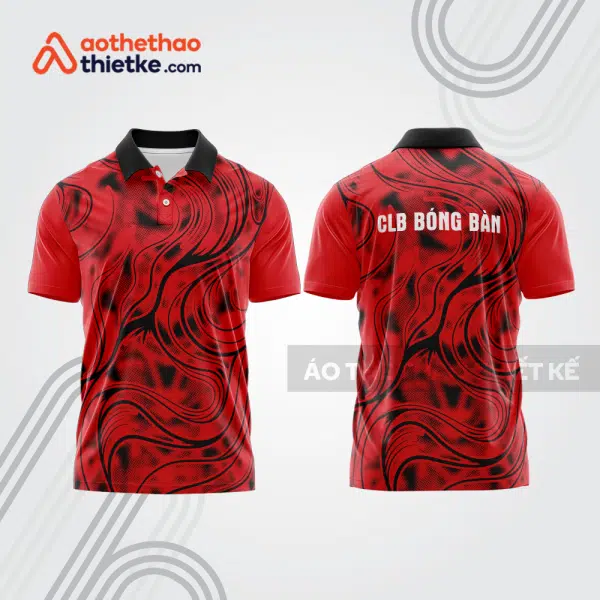 Mẫu thiết kế áo polo đồng phục thi đấu bóng bàn bb1174