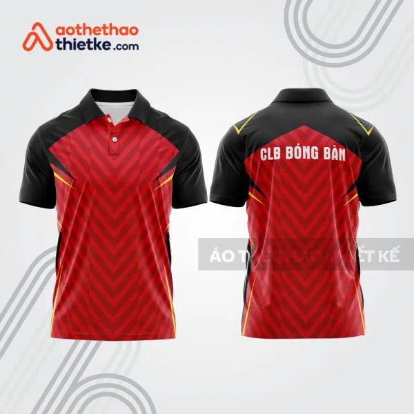 Mẫu thiết kế áo polo đồng phục thi đấu bóng bàn bb1175