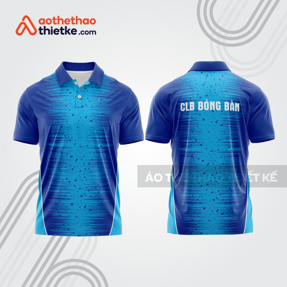 Mẫu thiết kế áo polo đồng phục thi đấu bóng bàn bb1179