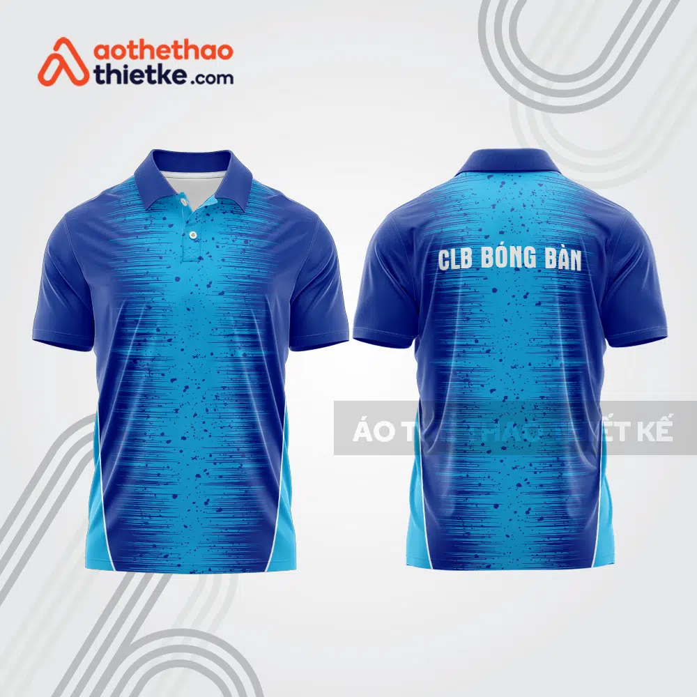 Mẫu thiết kế áo polo đồng phục thi đấu bóng bàn bb1179