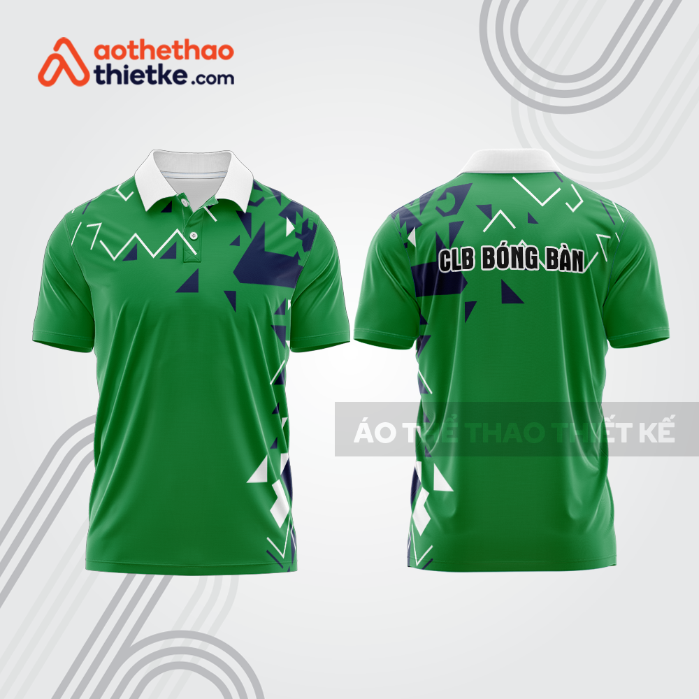 Mẫu thiết kế áo polo đồng phục thi đấu bóng bàn bb1180