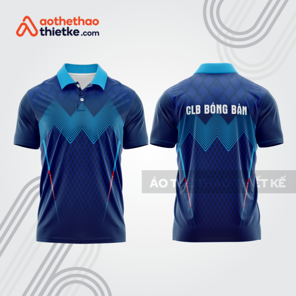 Mẫu thiết kế áo polo đồng phục thi đấu bóng bàn bb1181