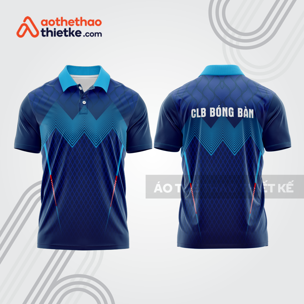 Mẫu thiết kế áo polo đồng phục thi đấu bóng bàn bb1181