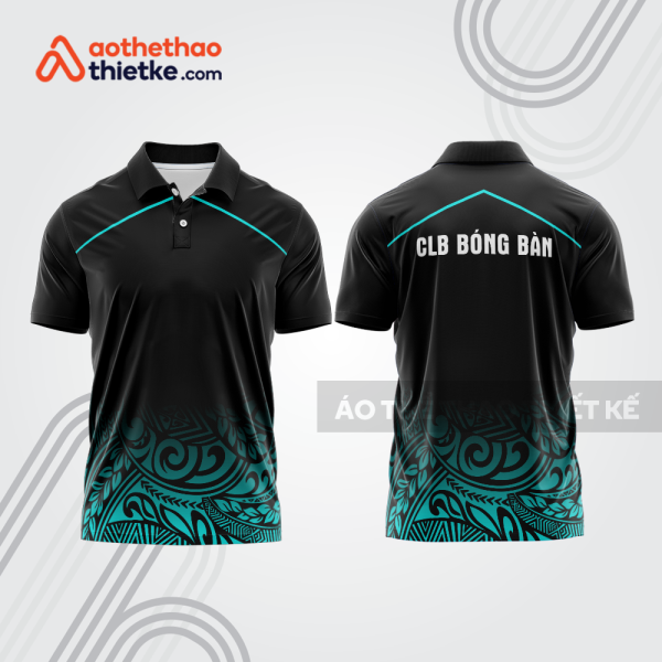 Mẫu thiết kế áo polo đồng phục thi đấu bóng bàn bb1182