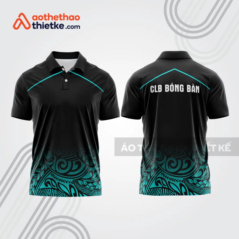 Mẫu thiết kế áo polo đồng phục thi đấu bóng bàn bb1182