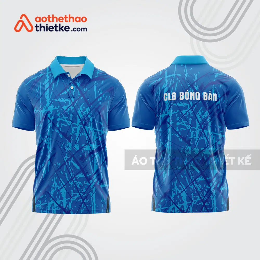 Mẫu thiết kế áo polo đồng phục thi đấu bóng bàn bb1183