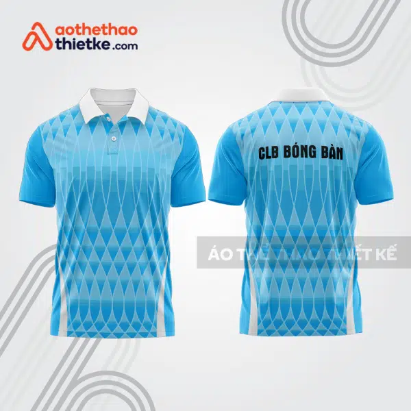 Mẫu thiết kế áo polo đồng phục thi đấu bóng bàn bb1184