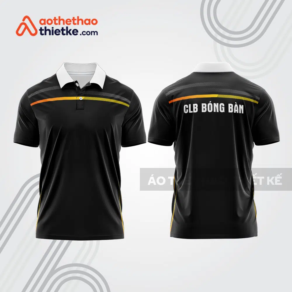 Mẫu thiết kế áo polo đồng phục thi đấu bóng bàn bb1185