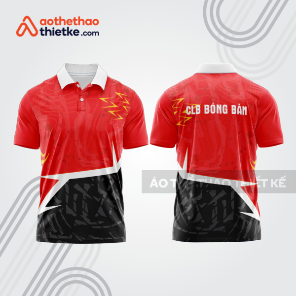 Mẫu thiết kế áo polo đồng phục thi đấu bóng bàn bb1186