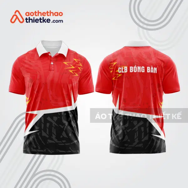 Mẫu thiết kế áo polo đồng phục thi đấu bóng bàn bb1186