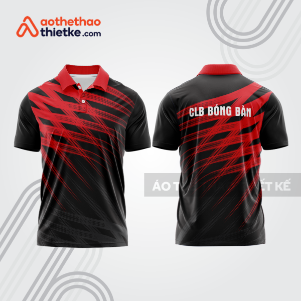 Mẫu thiết kế áo polo đồng phục thi đấu bóng bàn bb1187
