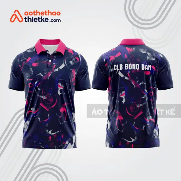 Mẫu thiết kế áo polo đồng phục thi đấu bóng bàn bb1190