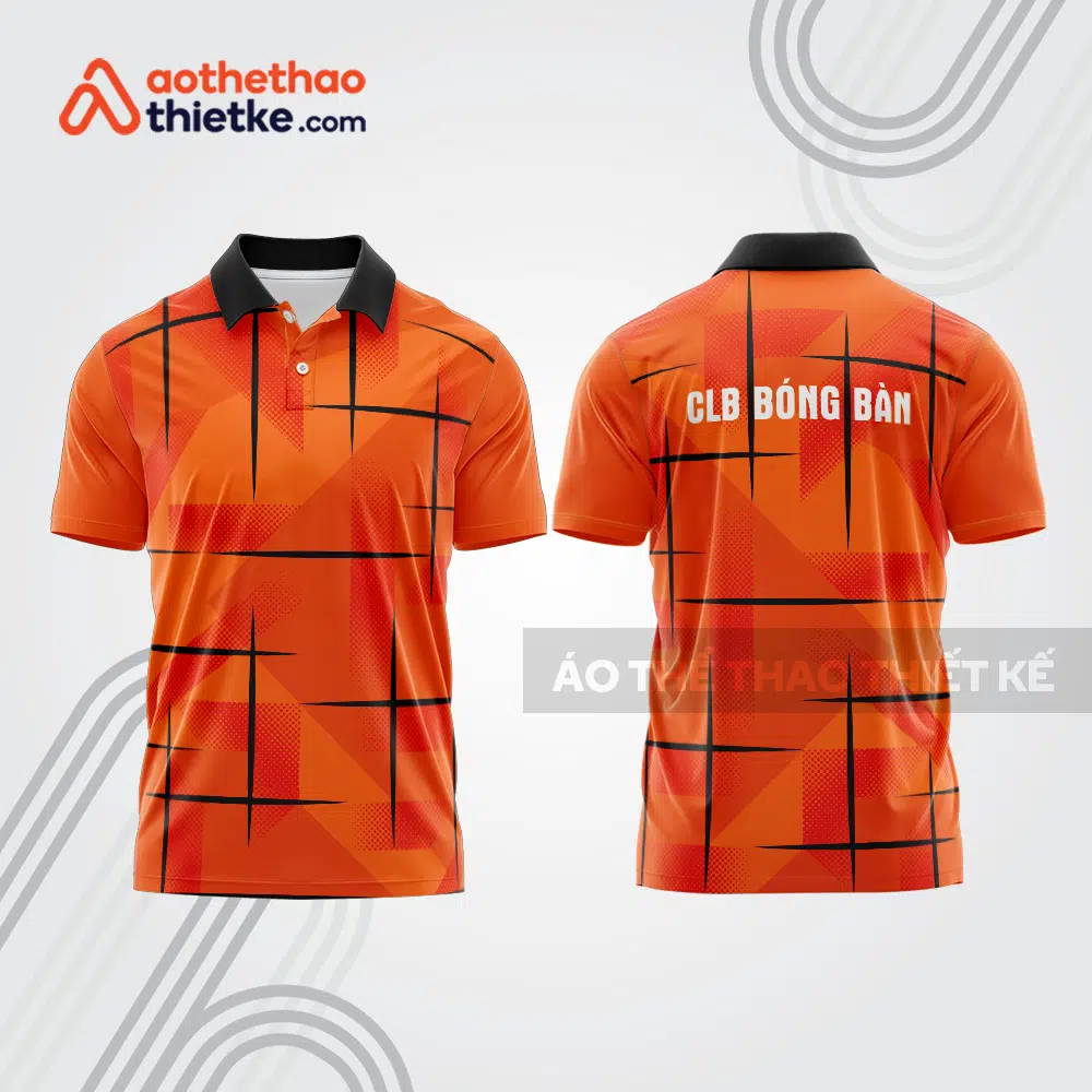 Mẫu thiết kế áo polo đồng phục thi đấu bóng bàn bb1192