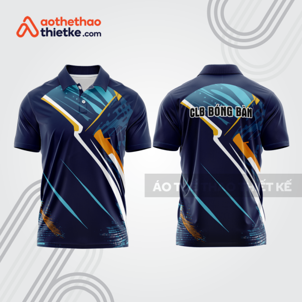 Mẫu thiết kế áo polo đồng phục thi đấu bóng bàn bb1193