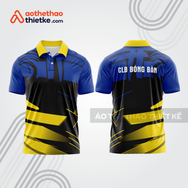 Mẫu thiết kế áo polo đồng phục thi đấu bóng bàn bb1194