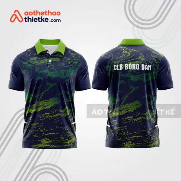Mẫu thiết kế áo polo đồng phục thi đấu bóng bàn bb1195