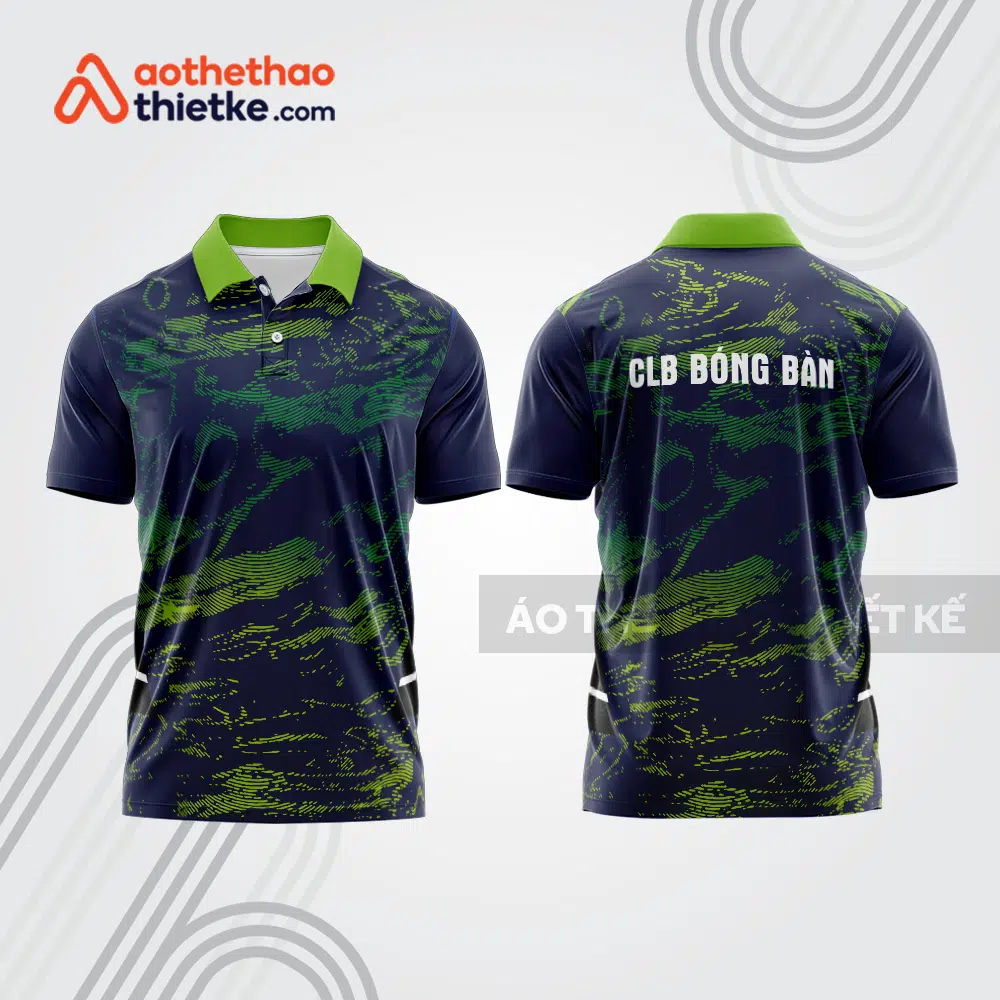 Mẫu thiết kế áo polo đồng phục thi đấu bóng bàn bb1195