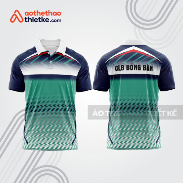 Mẫu thiết kế áo polo đồng phục thi đấu bóng bàn bb1196