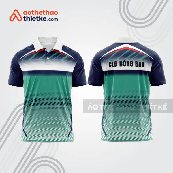 Mẫu thiết kế áo polo đồng phục thi đấu bóng bàn bb1196