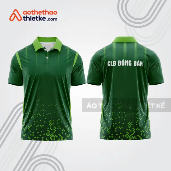 Mẫu thiết kế áo polo đồng phục thi đấu bóng bàn bb1198