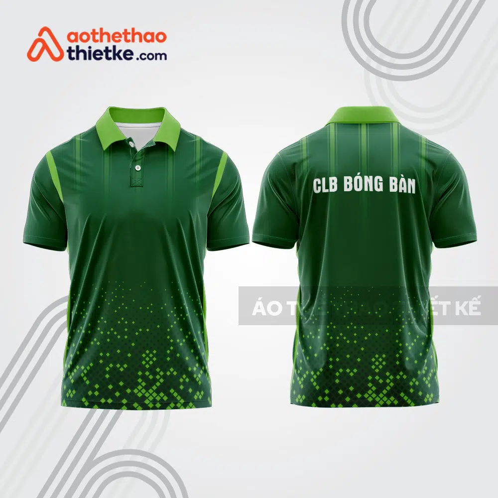 Mẫu thiết kế áo polo đồng phục thi đấu bóng bàn bb1198
