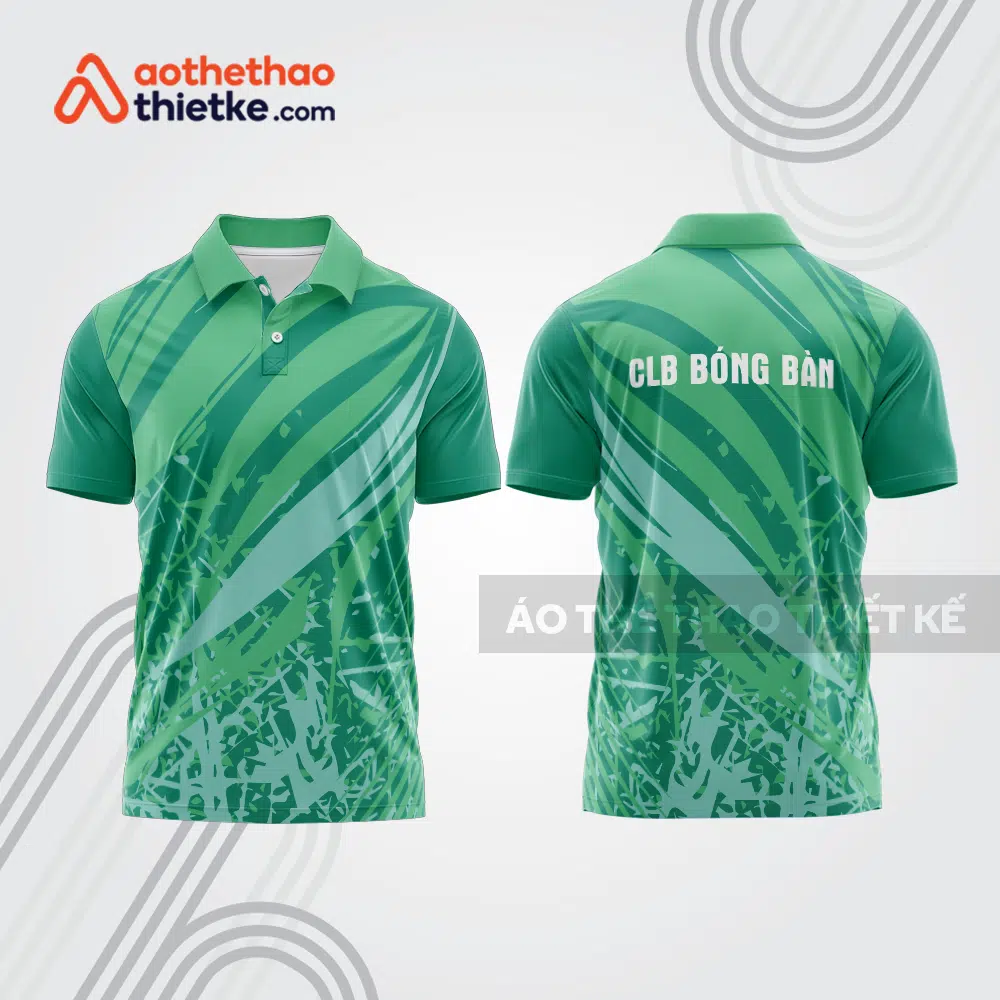 Mẫu thiết kế áo polo đồng phục thi đấu bóng bàn bb1199