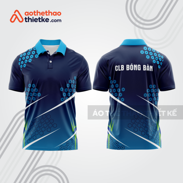 Mẫu thiết kế áo polo đồng phục thi đấu bóng bàn bb1200