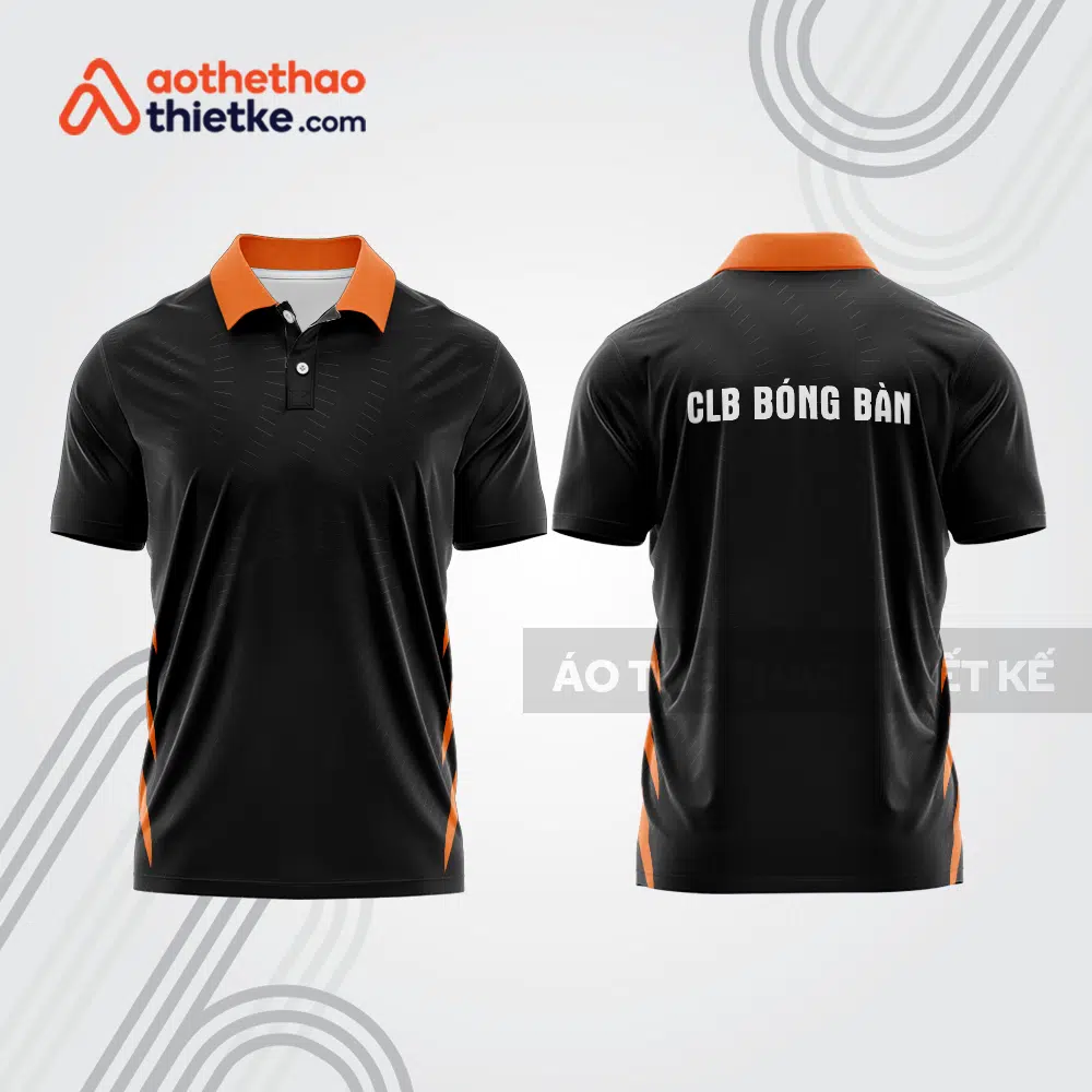 Mẫu thiết kế áo polo đồng phục thi đấu bóng bàn bb1201