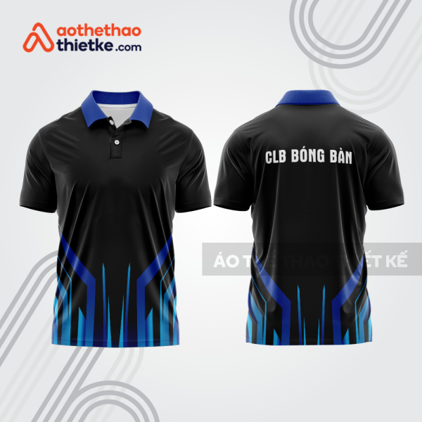 Mẫu thiết kế áo polo đồng phục thi đấu bóng bàn bb1202