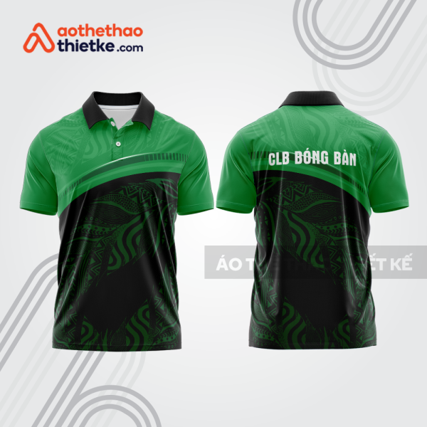 Mẫu thiết kế áo polo đồng phục thi đấu bóng bàn bb1209