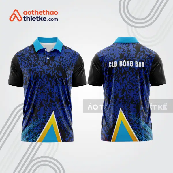 Mẫu thiết kế áo polo đồng phục thi đấu bóng bàn bb1211