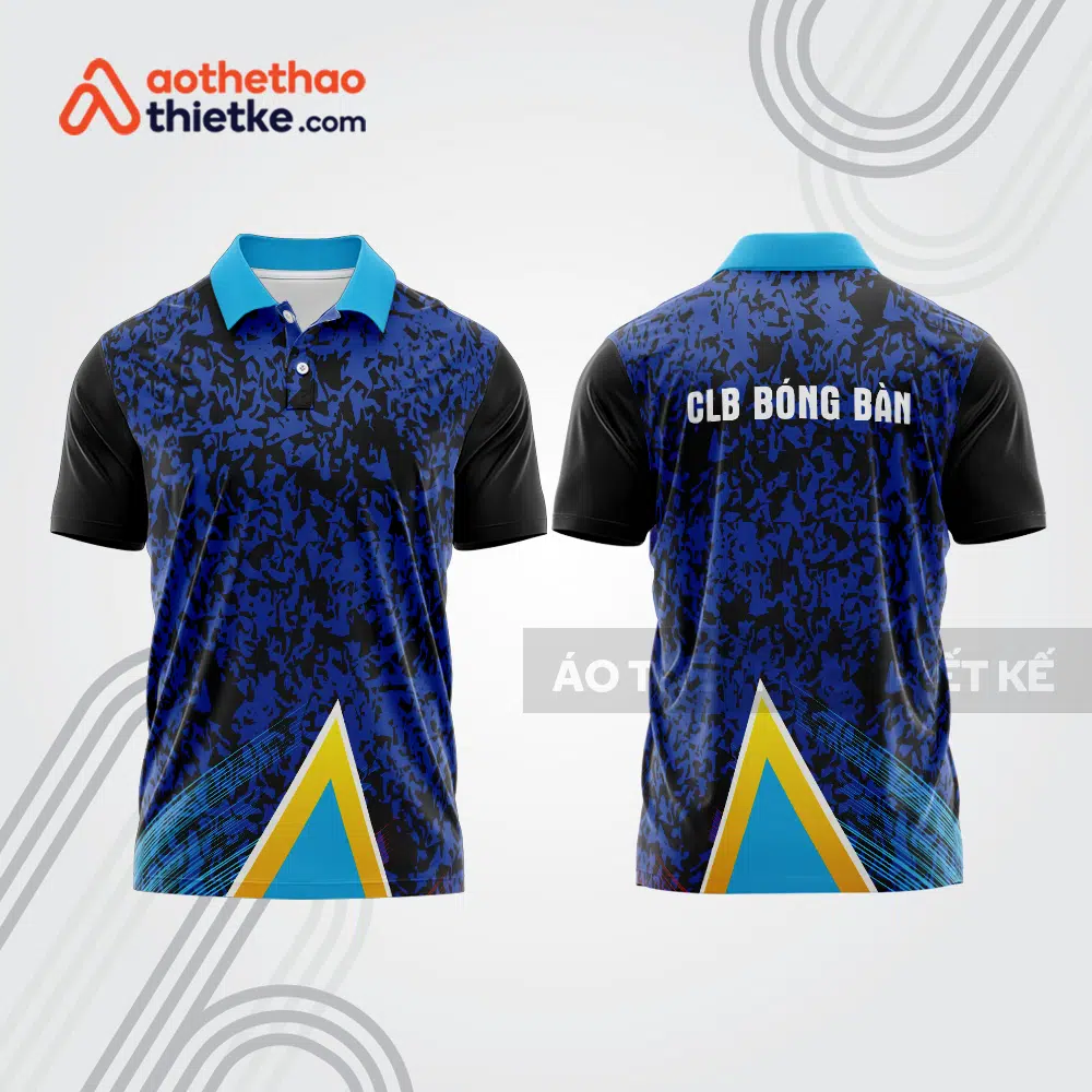 Mẫu thiết kế áo polo đồng phục thi đấu bóng bàn bb1211