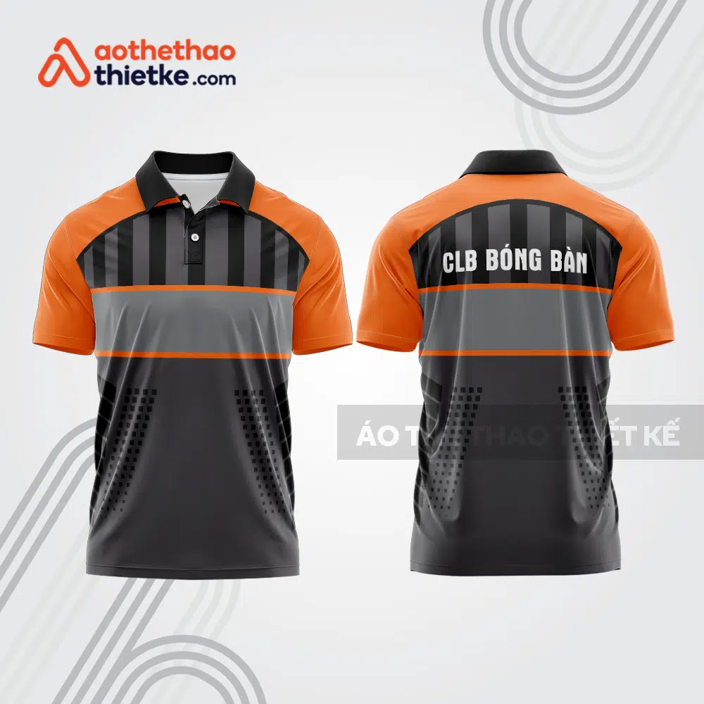 Mẫu thiết kế áo polo đồng phục thi đấu bóng bàn bb1213