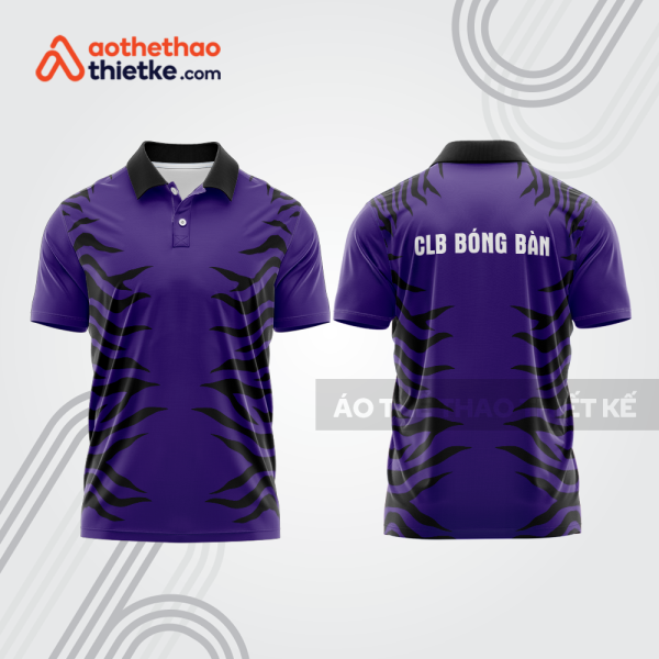 Mẫu thiết kế áo polo đồng phục thi đấu bóng bàn bb1215