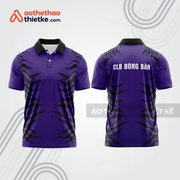 Mẫu thiết kế áo polo đồng phục thi đấu bóng bàn bb1215