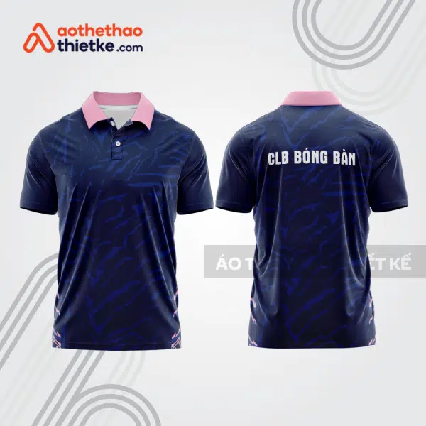 Mẫu thiết kế áo thun có cổ thi đấu bóng bàn bb1216