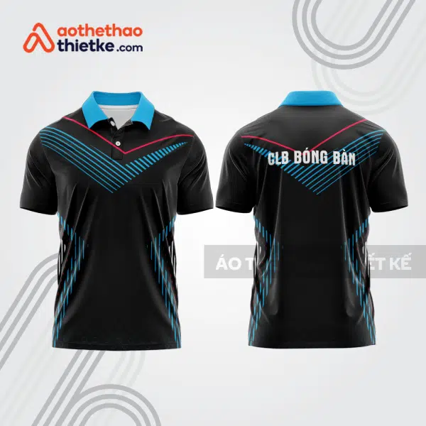 Mẫu thiết kế áo thun có cổ thi đấu bóng bàn bb1218