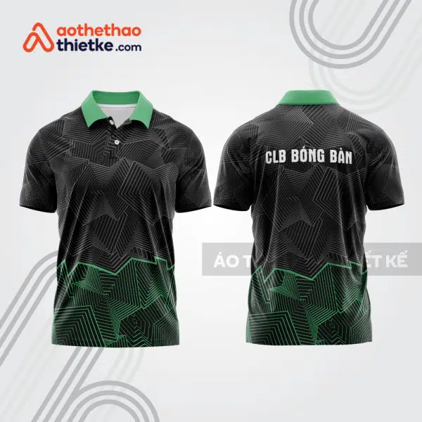 Mẫu thiết kế áo thun có cổ thi đấu bóng bàn bb1224