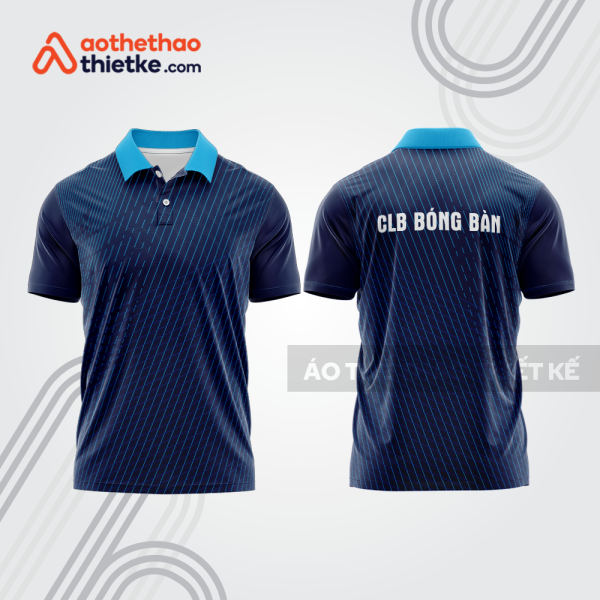 Mẫu thiết kế áo thun có cổ thi đấu bóng bàn bb1232