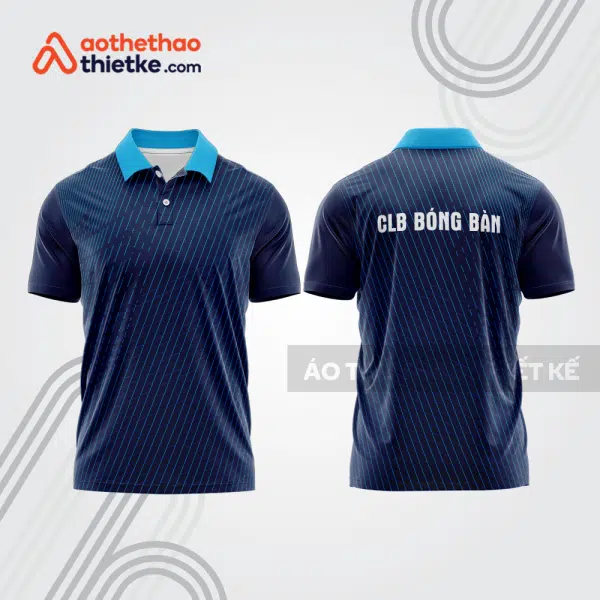 Mẫu thiết kế áo thun có cổ thi đấu bóng bàn bb1232